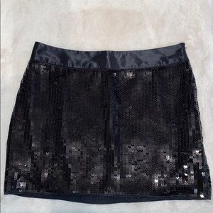 Express sequin mini skirt